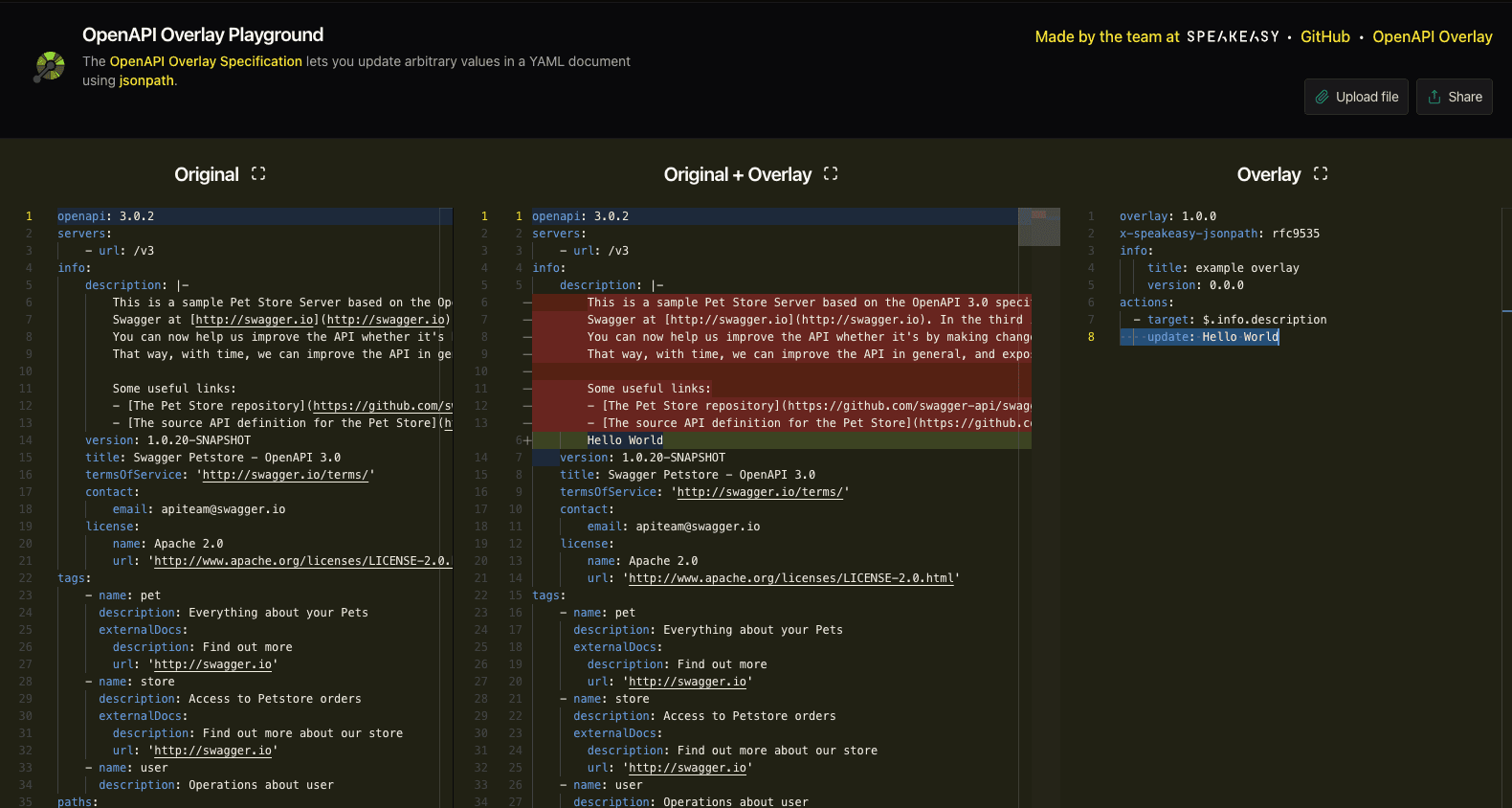 Overlay Playground screenshot