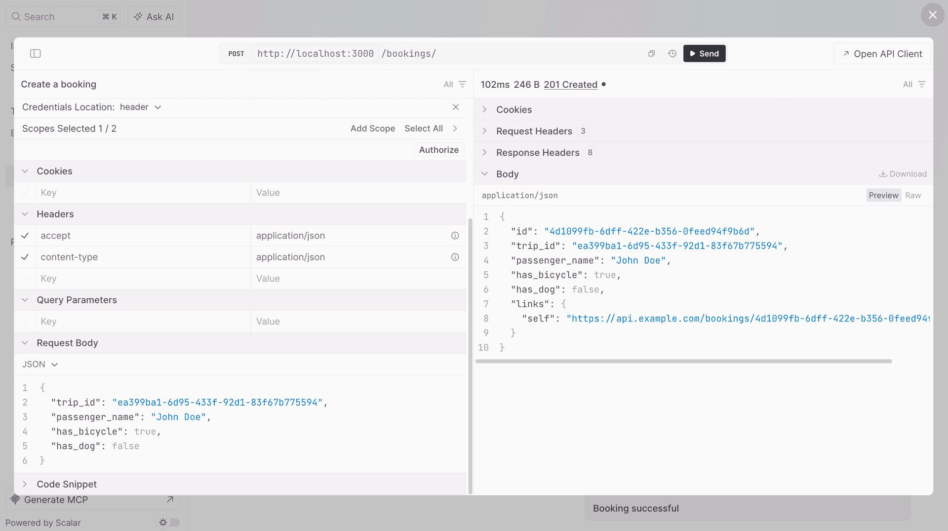 Scalar API client