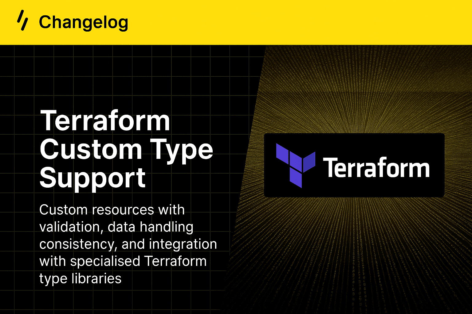 Custom type support in Terraform
