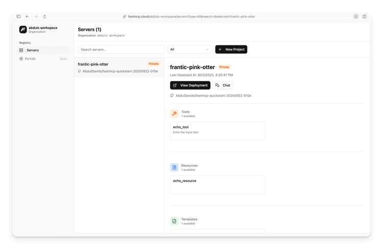Generate MCP servers from OpenAPI documents
