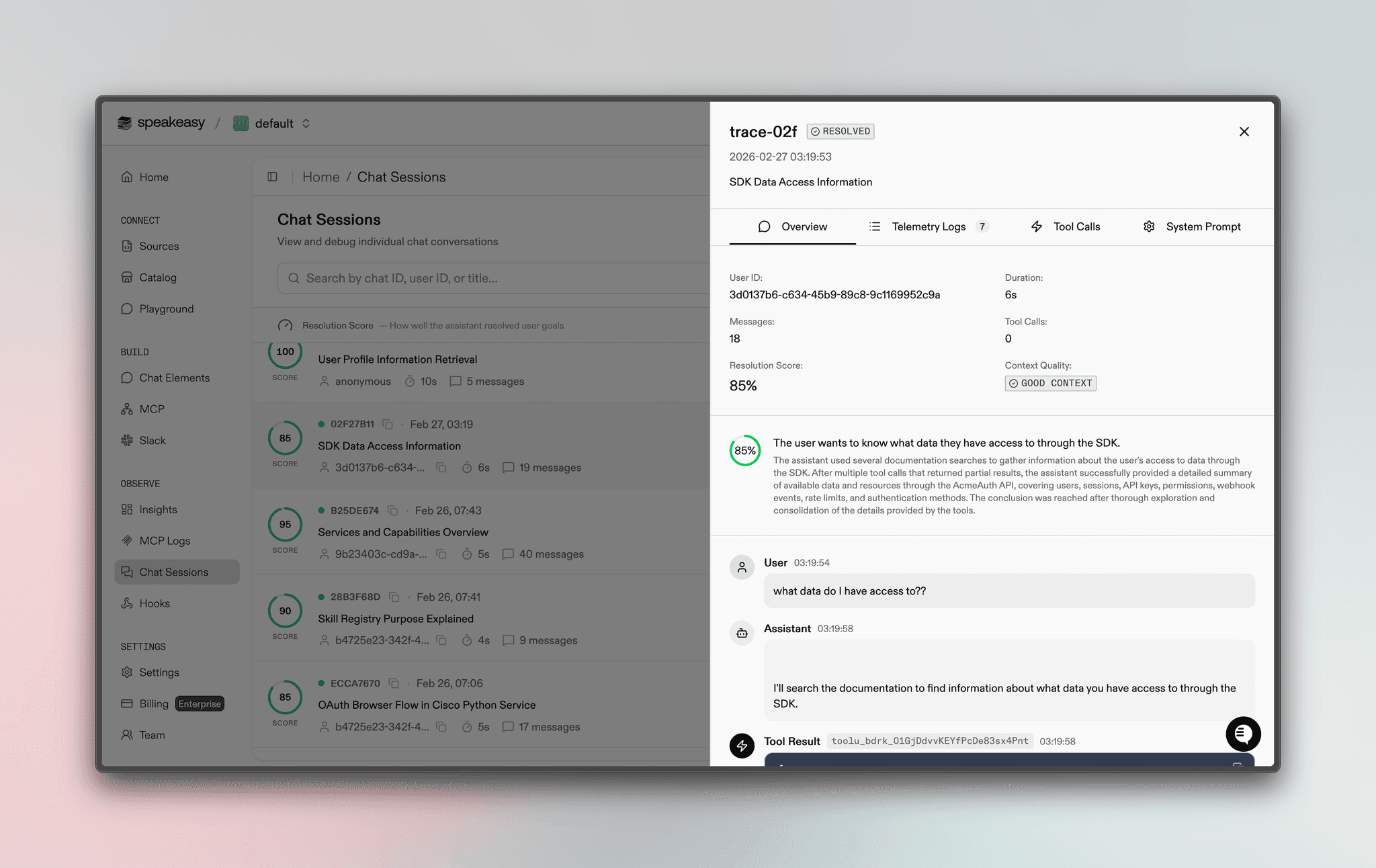 Observability on the Speakeasy MCP Gateway