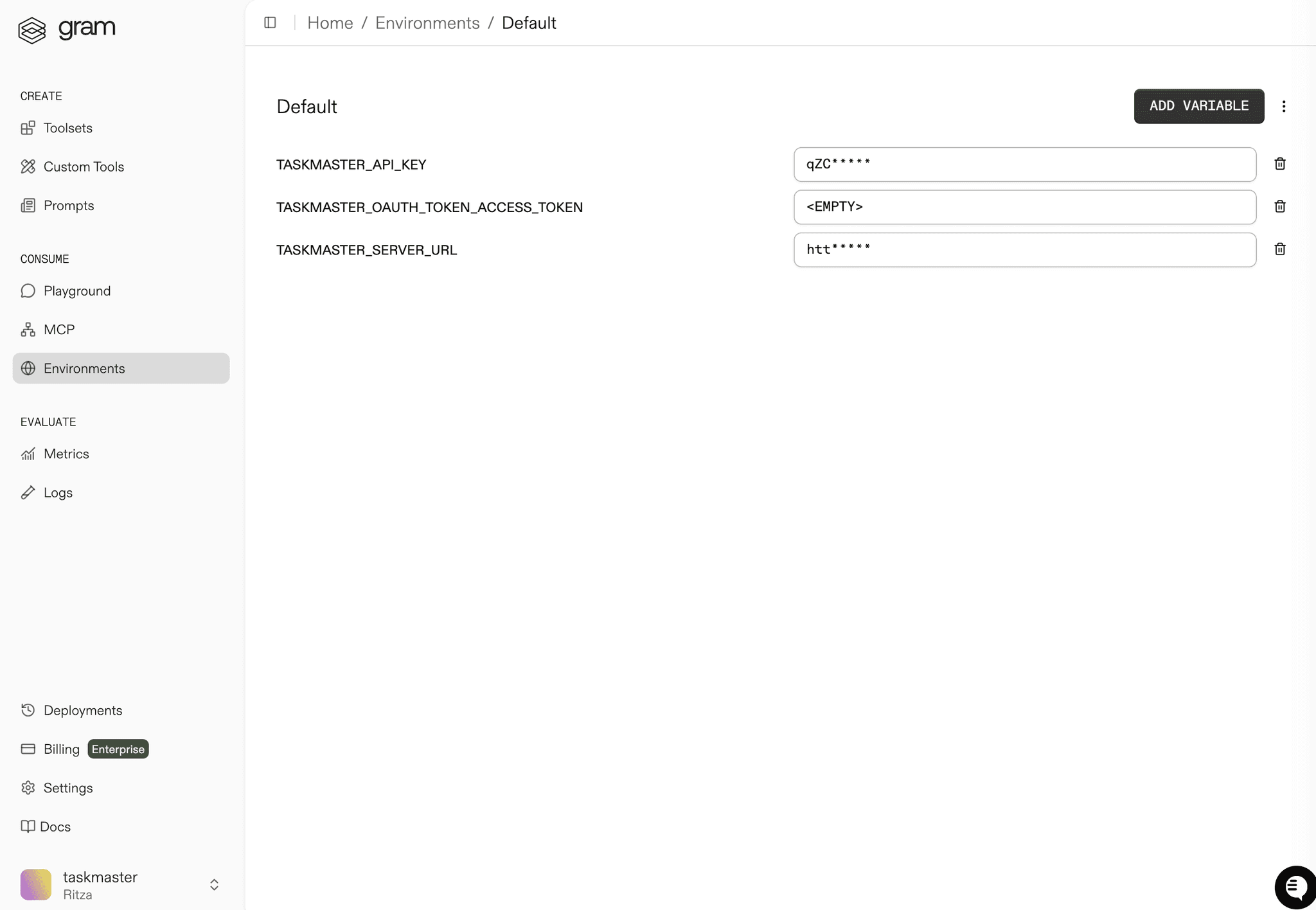 Set server URL