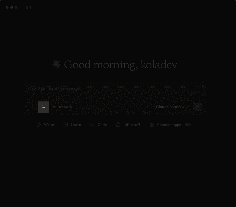 Clicking on the search and tools button