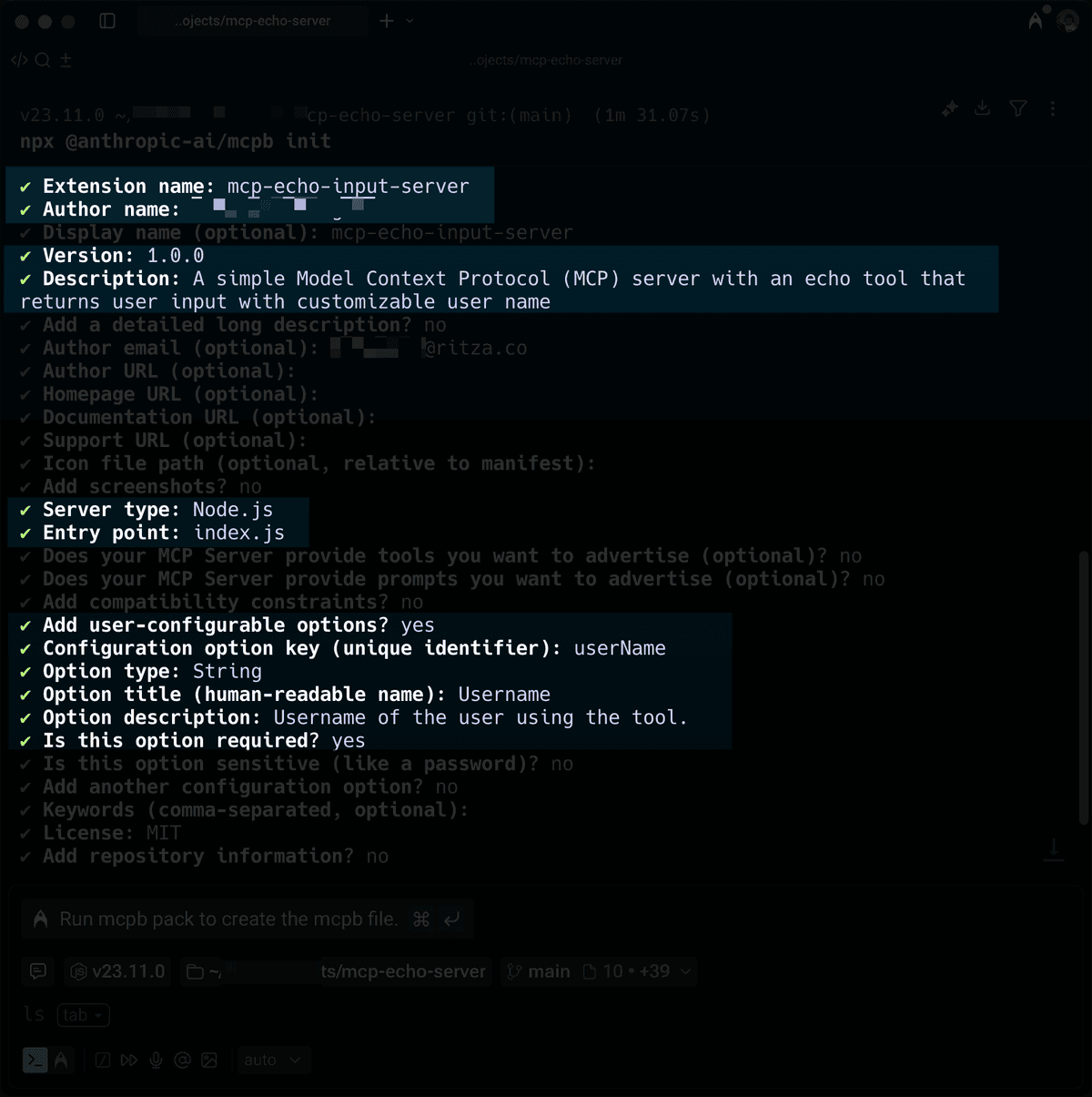 Configuring the Manifest file