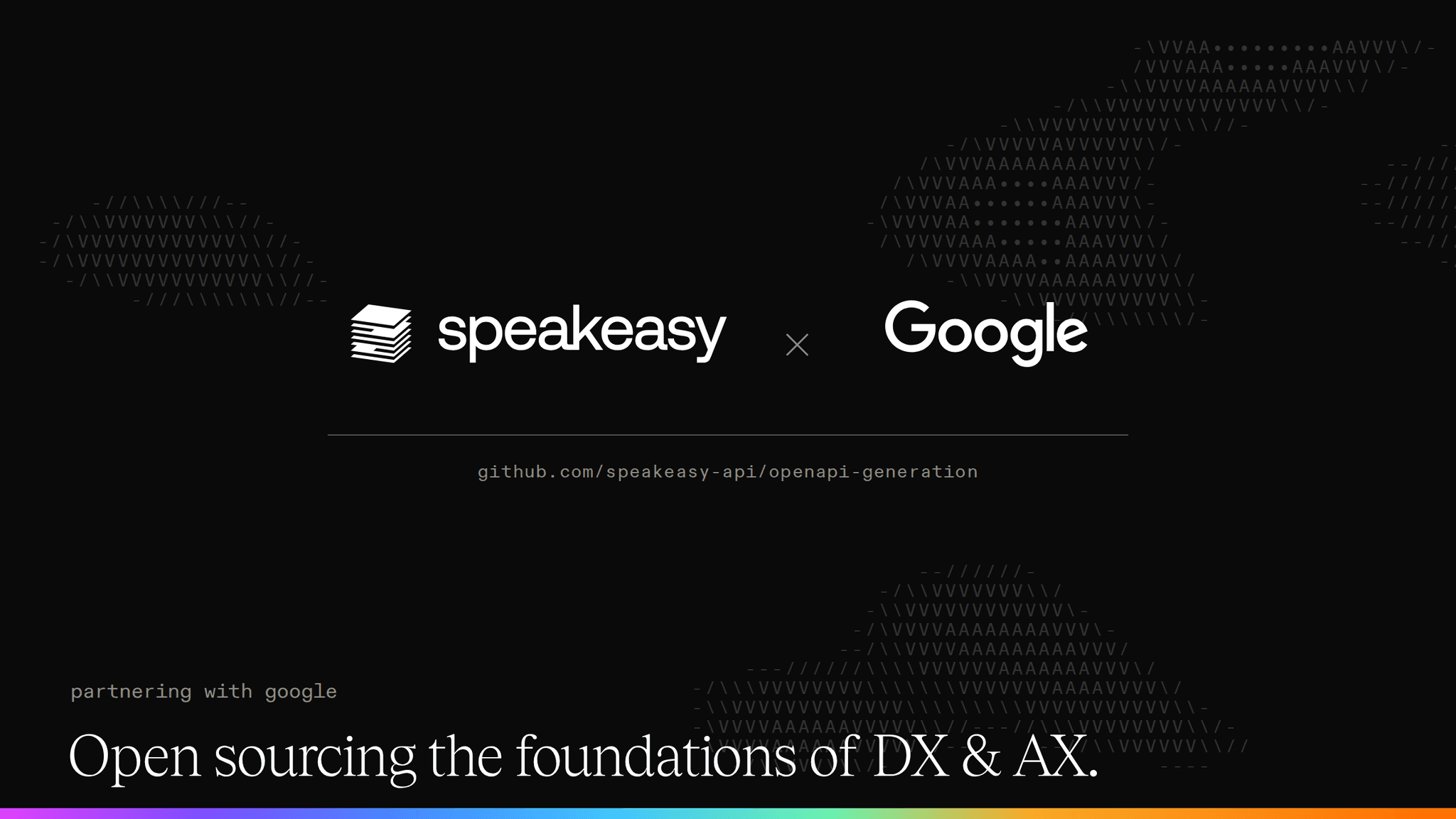 Partnering with Google to open source the foundations of DX & AX
