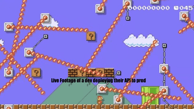 Live Footage of a dev deploying their API to prod