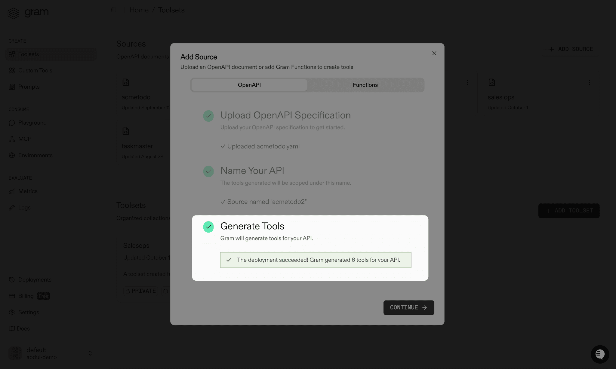 Generating tools