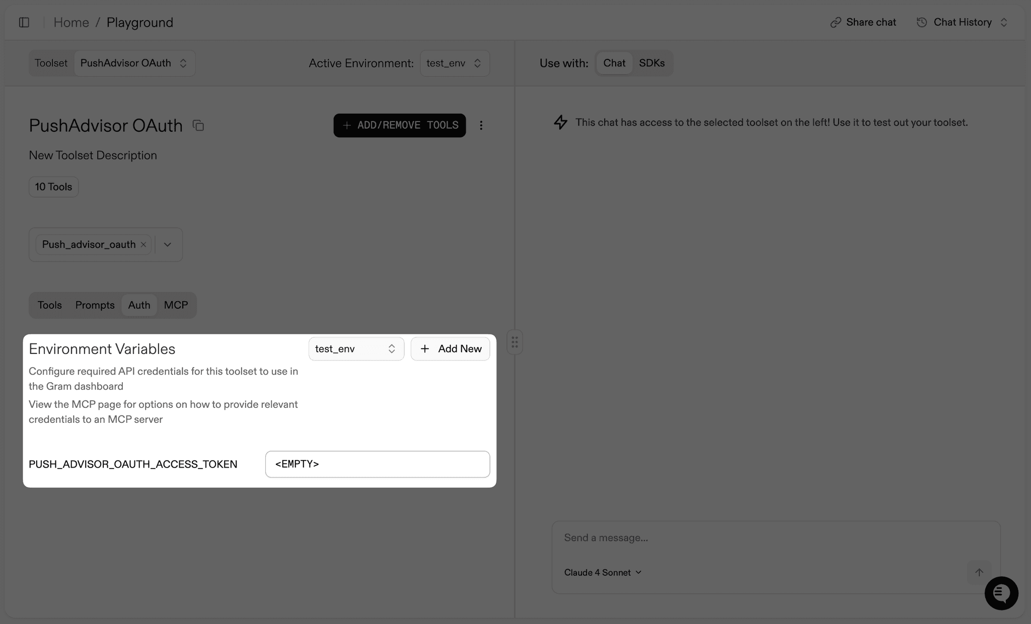 Gram Access Token Required