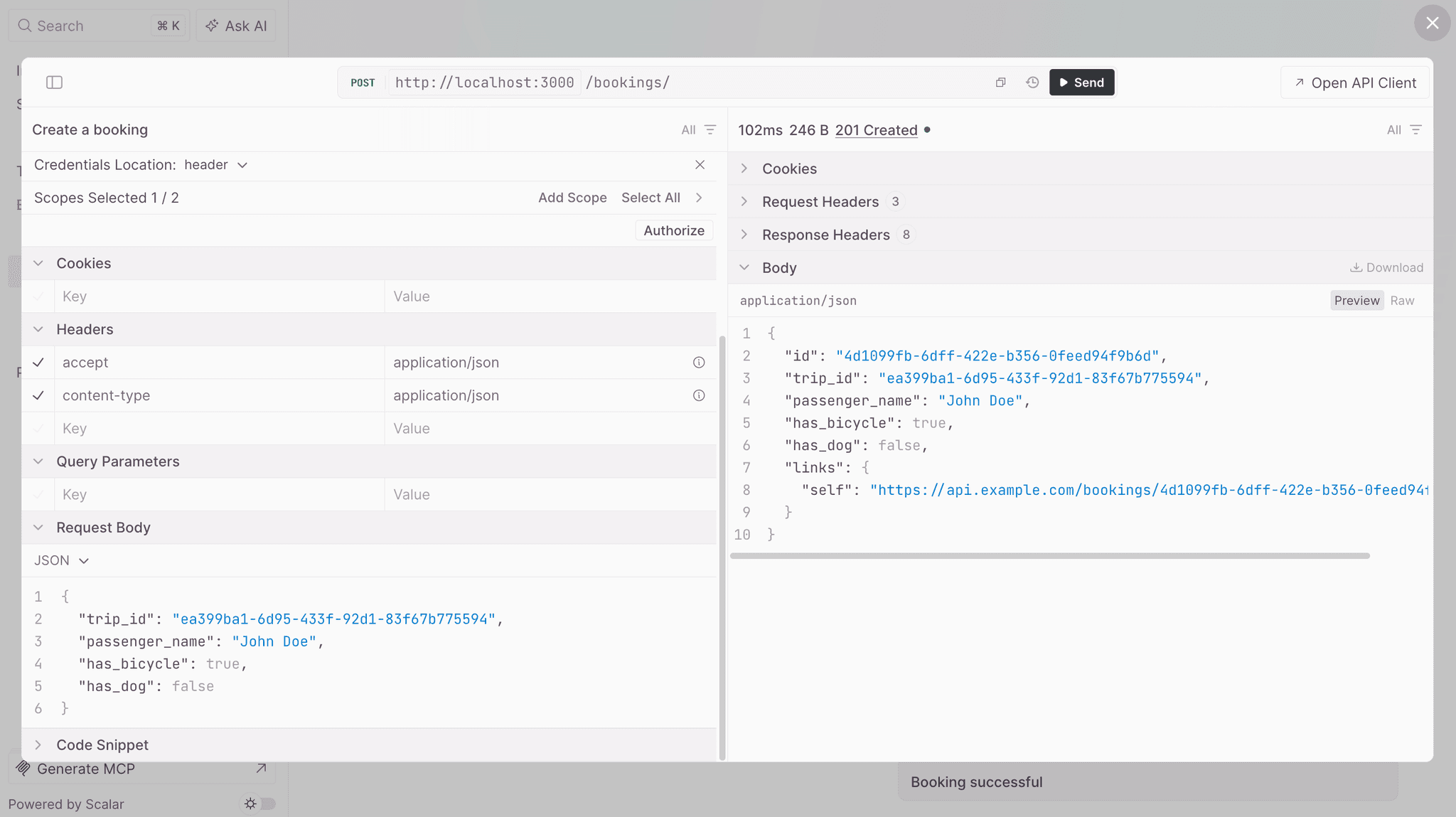 Scalar API client