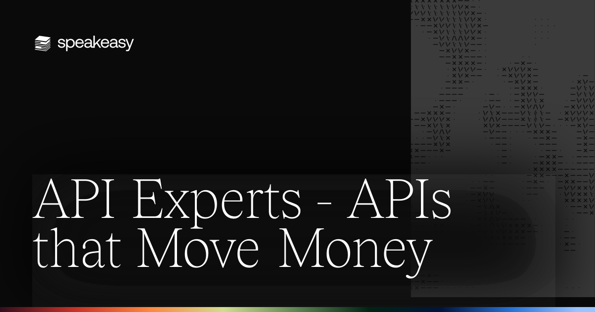 API Experts - APIs that Move Money