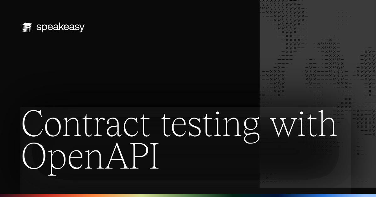 Contract testing with OpenAPI