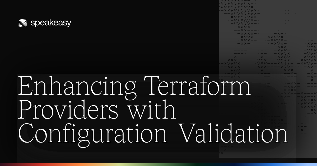 Enhancing Terraform Providers with Configuration Validation