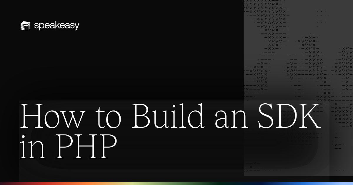 How to Build an SDK in PHP