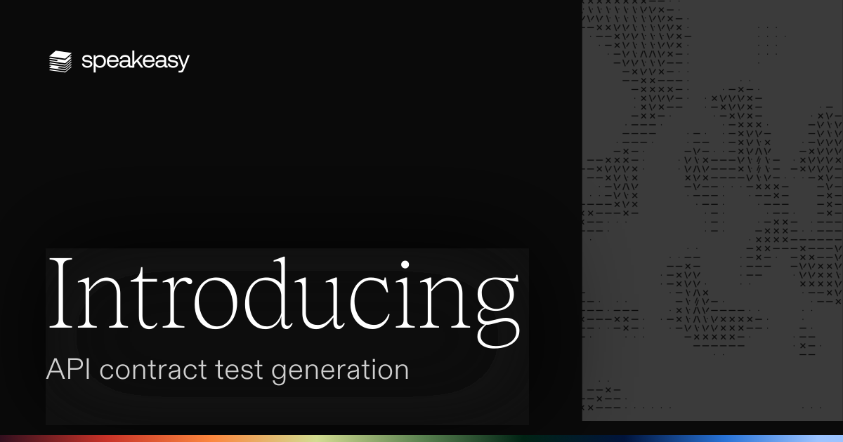 Introducing: API contract test generation