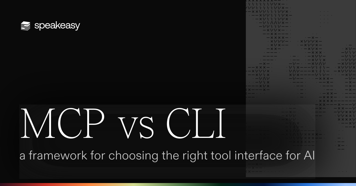 MCP vs CLI: a framework for choosing the right tool interface for AI