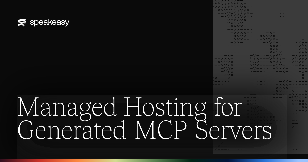 Managed Hosting for Generated MCP Servers