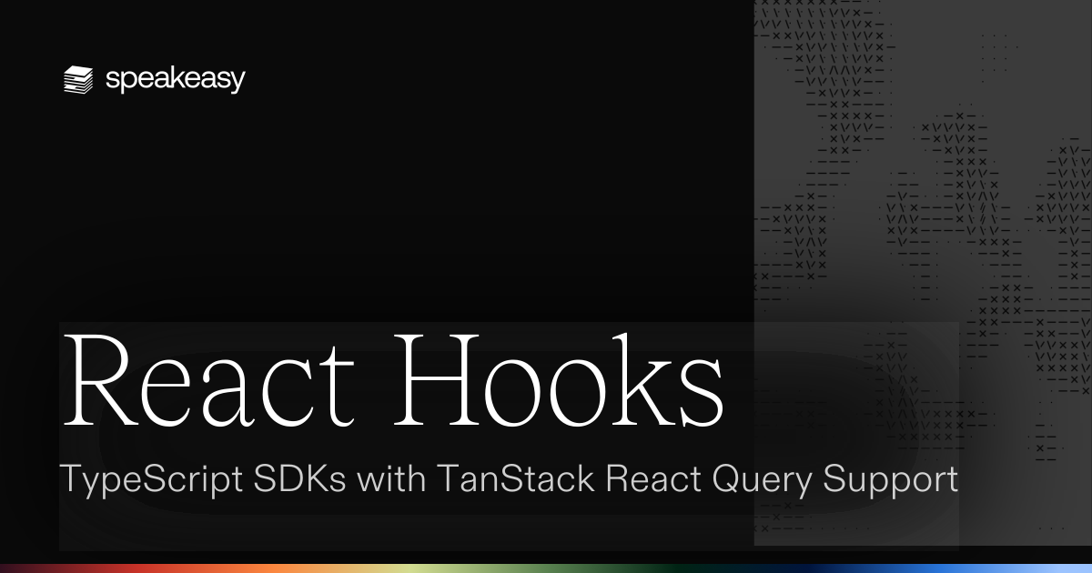 React Hooks: TypeScript SDKs with TanStack React Query Support