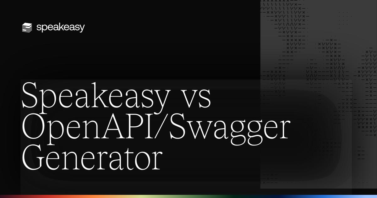 Speakeasy vs OpenAPI/Swagger Generator