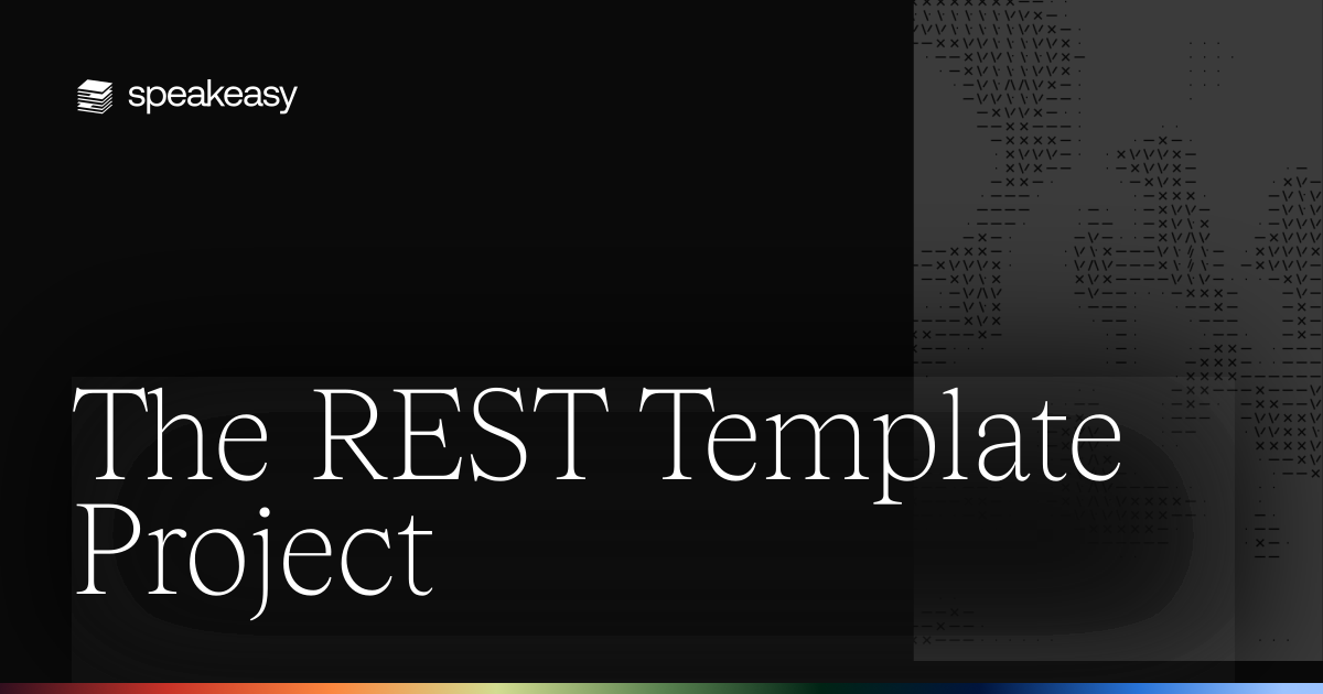 The REST Template Project
