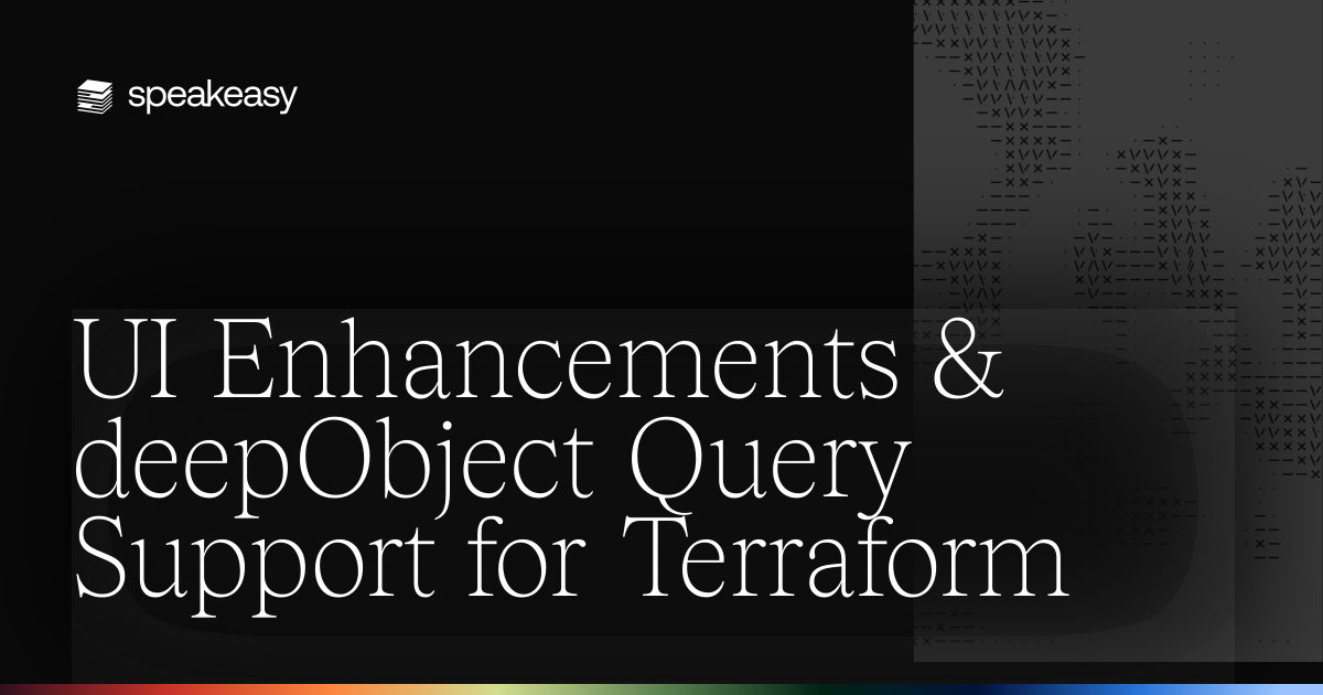 UI Enhancements & deepObject Query Support for Terraform