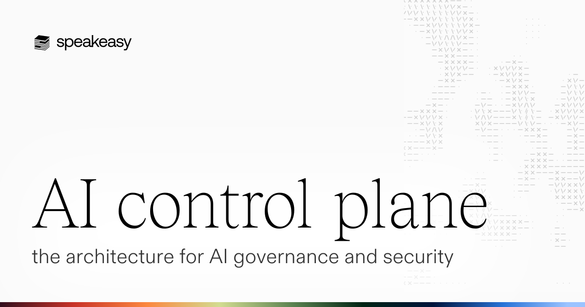 AI control plane: the architecture for AI governance and security ...