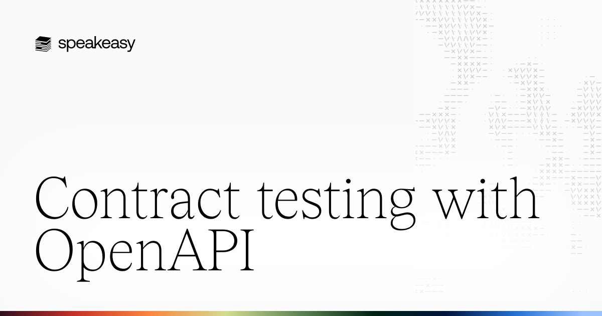 Contract testing with OpenAPI