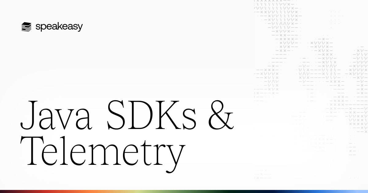 Java SDKs & Telemetry
