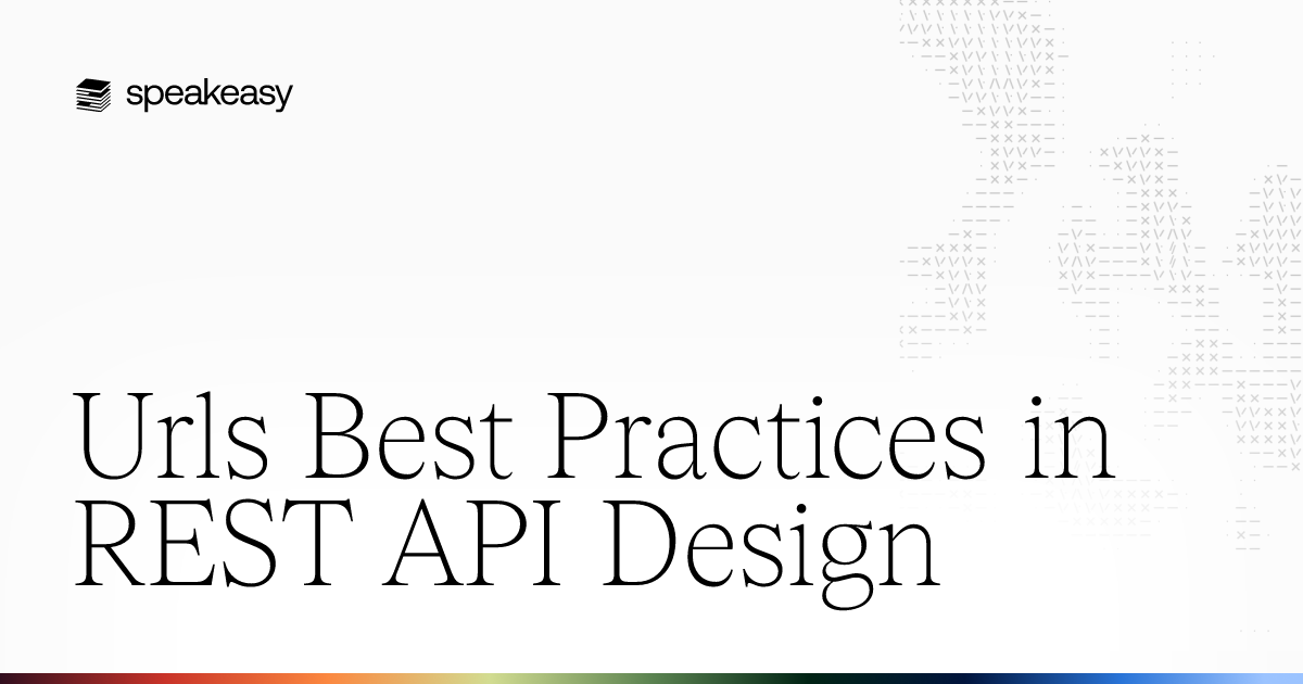 Urls Best Practices in REST API Design | Speakeasy